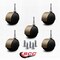 Service Caster 2-3/8'' Floor Safe Antique Hooded Twin Wheel Caster Grip Neck Stem, 5PK SCC-GN02S60D-NYU-WA-5 - alternate 2